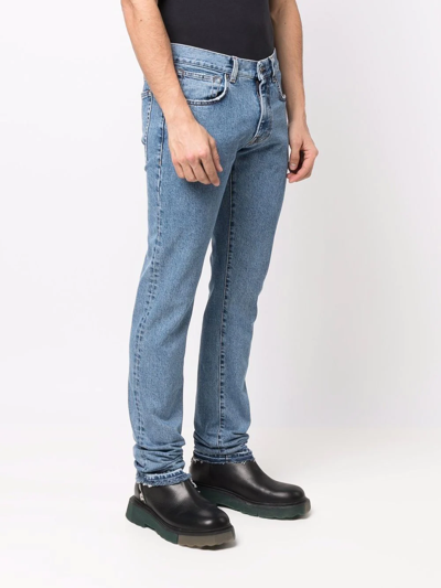 Shop 424 Slim-cut Denim Jeans In Blue