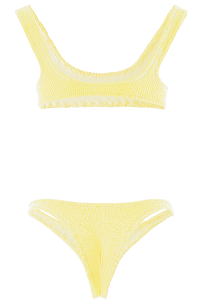 Shop Reina Olga Ginny Bikini Set In Yellow