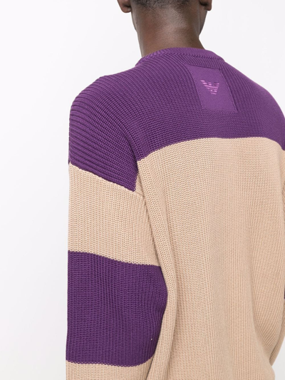Shop Emporio Armani Sweaters Brown