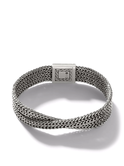 Shop John Hardy Classic Chain Double Row Bracelet In Silber