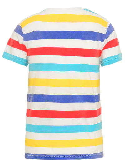 Shop Polo Ralph Lauren Multicolor Cotton Striped T-shirt
