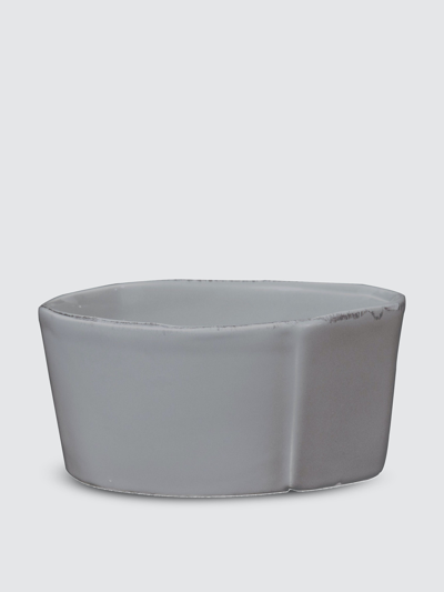 Shop Vietri Lastra Medium Serving Bowl In Gray