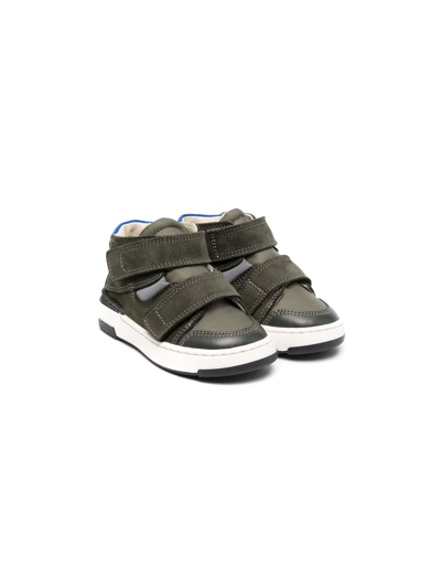 Shop Montelpare Tradition High-top Touch-strap Sneakers In Green