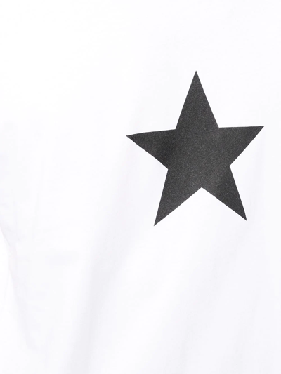Shop Agnès B. Coulos Star-print T-shirt In White