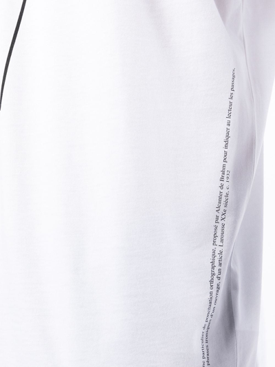 Shop Agnès B. Coulos Long-sleeved T-shirt In White