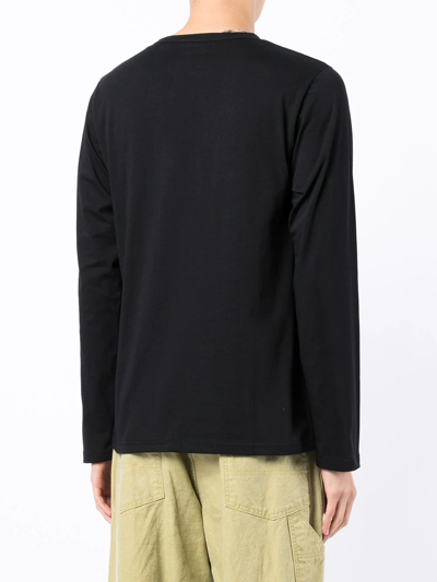 Agnès B. Coulos Lizard-print T-shirt In Black