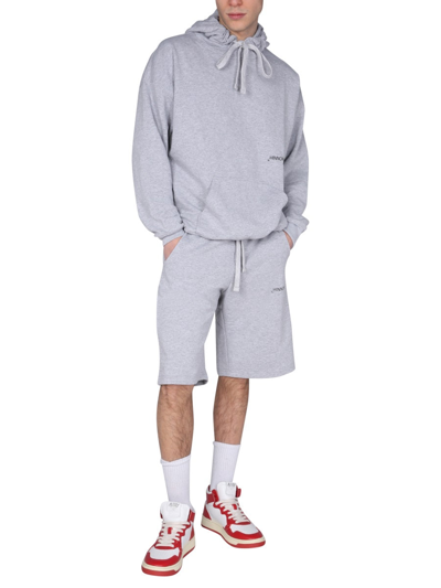 Shop Hinnominate Sweatshirt With Logo In Grey