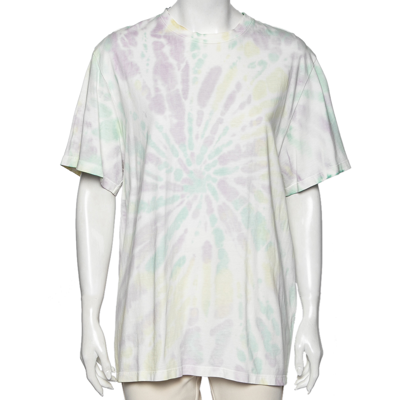 Pre-owned Stella Mccartney Multicolored Tie-dye Printed Cotton Short Sleeve T-shirt S