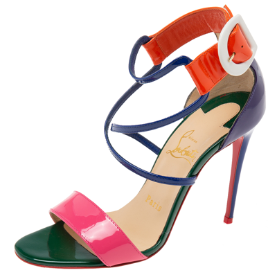 Louboutin multicolor sandals hot sale