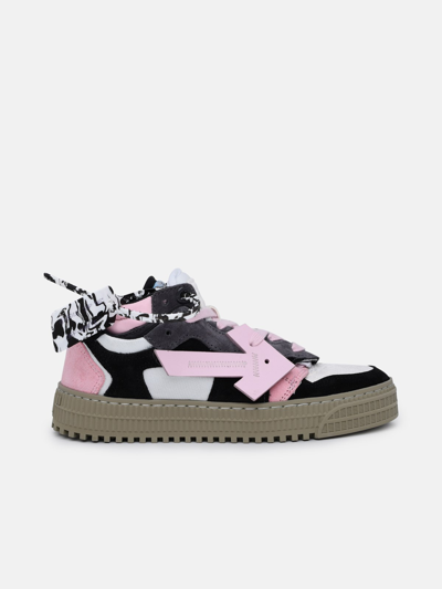 Shop Off-white Black And Pink Off-court Sneakers