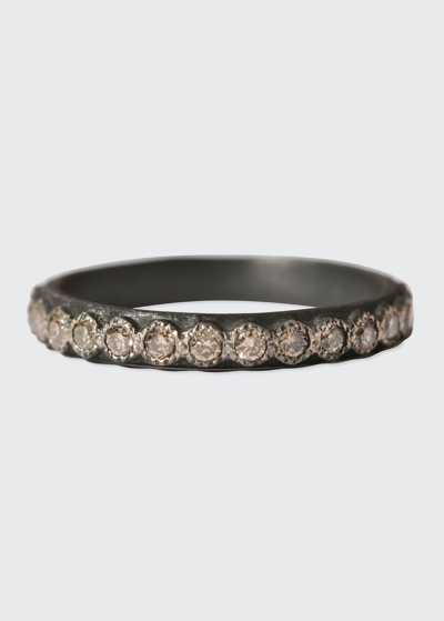 Shop Armenta Diamond Band Ring In Silver