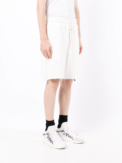 Domrebel Embroidered-logo Shorts In White