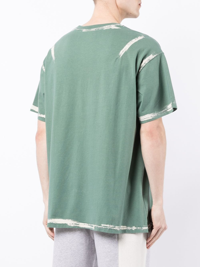 Shop Mauna Kea Painted-edge T-shirt In Green
