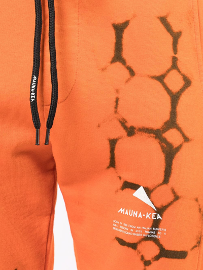 Shop Mauna Kea Logo-print Detail Track Pants In Orange