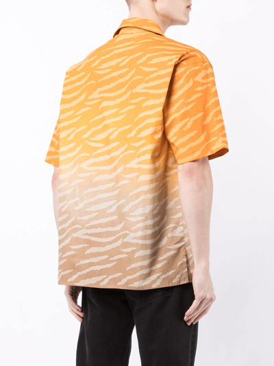 Shop Mauna Kea Chest Logo-print Shirt In Orange