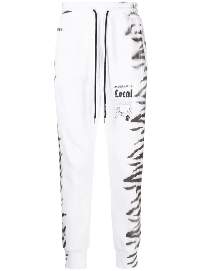 Shop Mauna Kea Tiger-print Track Pants In White