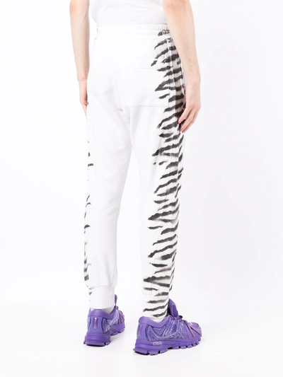 Mauna Kea Tiger-print Track Pants In White