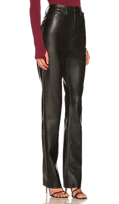 Shop Afrm Heston Faux Leather Pant In Black