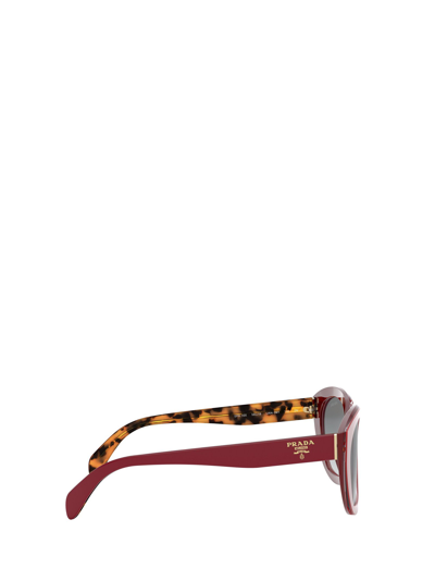 Shop Prada Pr 16xs Red Female Sungl In Rot