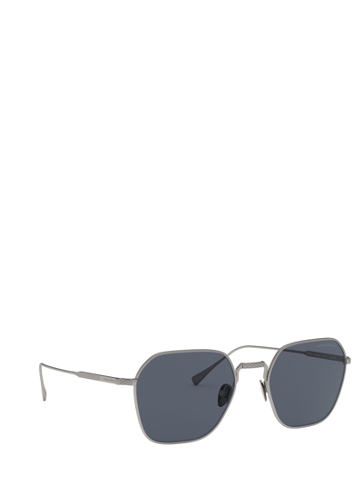 Shop Giorgio Armani Ar6104 Matte Gunmetal Male Sunglasses