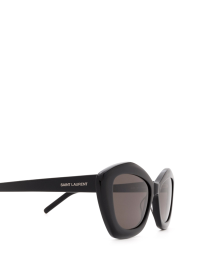 Shop Saint Laurent Sl 68 Black Female Sunglasses