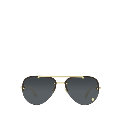 Shop Versace Ve2231 Gold Female Sunglasses