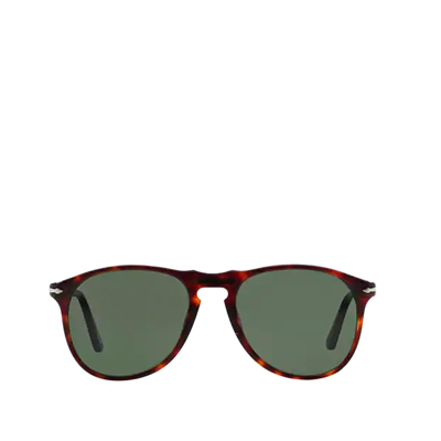 Shop Persol Po9649s Havana Male Sunglasses