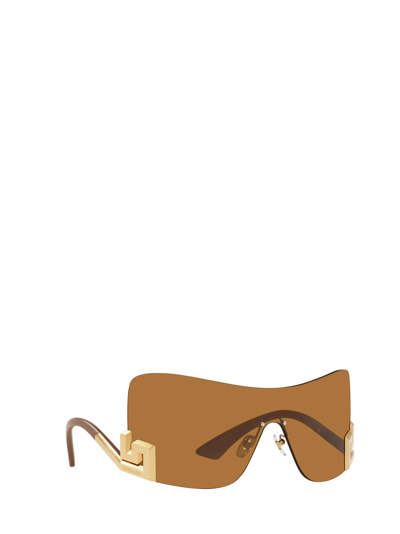 Shop Versace Ve2240 Bronze Female Sunglasses