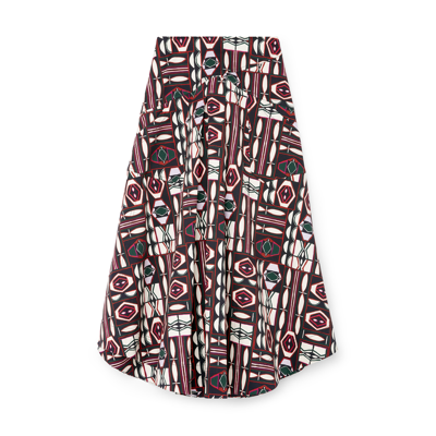 Shop G. Label Kierra Printed Skirt In Geo Print