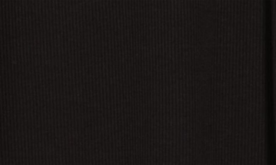 Renee C Racerback Rib Knit Tank Top In Black