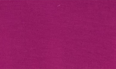 Renee C Solid Scrunched Sleeve Top In Magenta