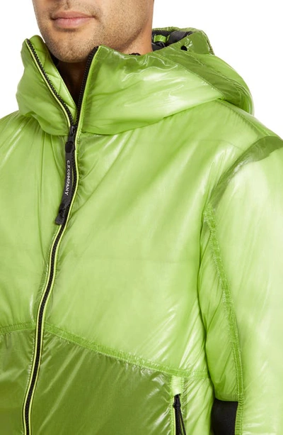 C.p. Company Outline Weatherproof Hooded Goggle Jacket In Lime Green 602 ModeSens
