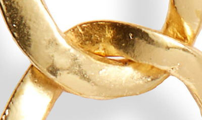 Karine Sultan Double Hoop Earrings In Gold
