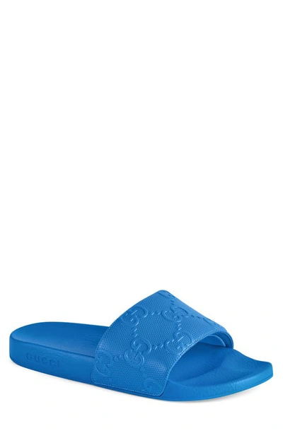 Shop Gucci Pursuit Slide Sandal In Bright Splash