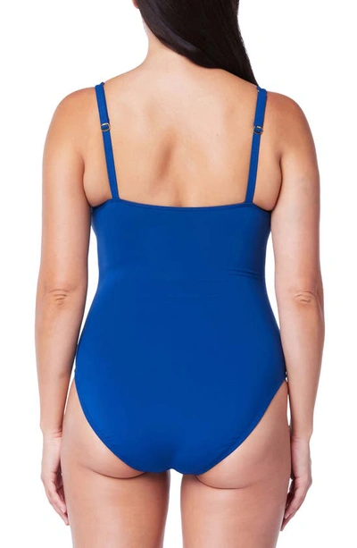Shop Bleu By Rod Beattie Kore One-piece Swimsuit In Navy