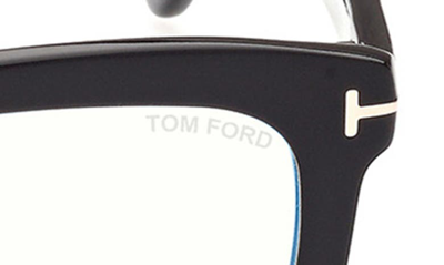 Shop Tom Ford 52mm Blue Light Optical Glasses In Black