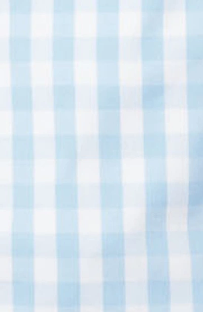 Shop Petite Plume Gingham Cotton Pajamas In Blue