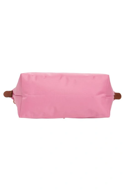 Shop Longchamp Small Le Pliage Nylon Shoulder Tote In Light Pink