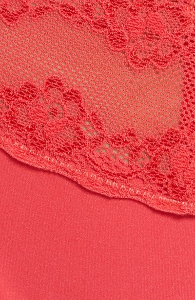 Shop Natori Bliss Perfection Thong In Sunset Coral