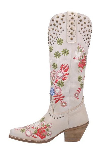 Shop Dingo Poppy Western Boot In White