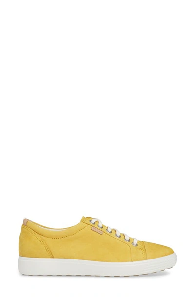 Shop Ecco 'soft 7' Cap Toe Sneaker In Marigold Leather