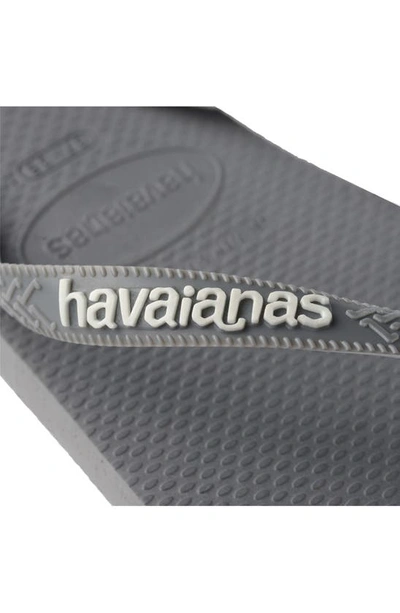 Havaianas Men's Top Mix Sandal In Steel Grey/ Grey