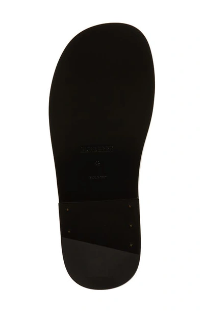 Shop Burberry Kingsgate Slide Sandal In Black