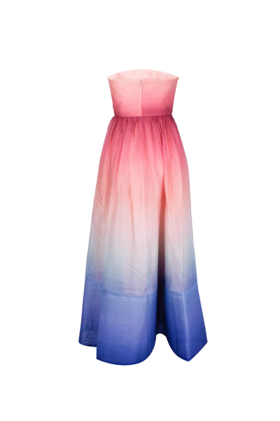 Shop Zimmermann Silk Blend Dress In Multicolor