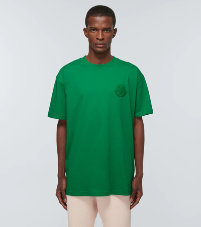 Shop Moncler Genius 2 Moncler 1952 Cotton T-shirt In Dark Green