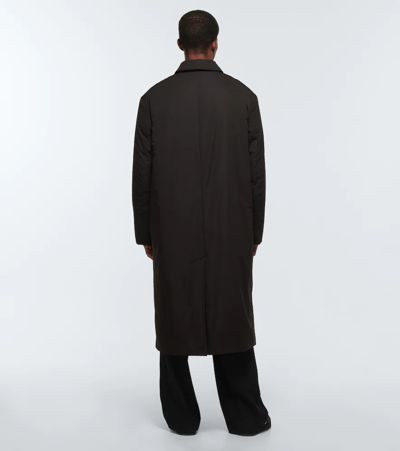 Shop The Row Django Nylon Coat In Black