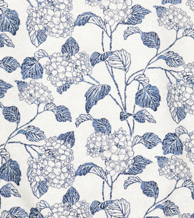 Tartine Et Chocolat Floral Cotton Sweater In Indigo
