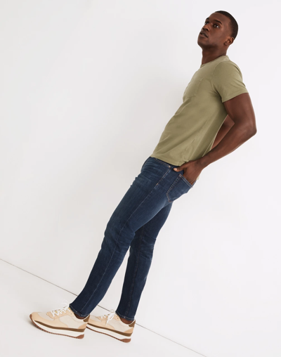 Madewell Athletic Slim Jeans In Leeward Wash