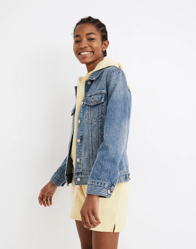 Madewell The Jean Jacket In Medford Wash In Medford Wash