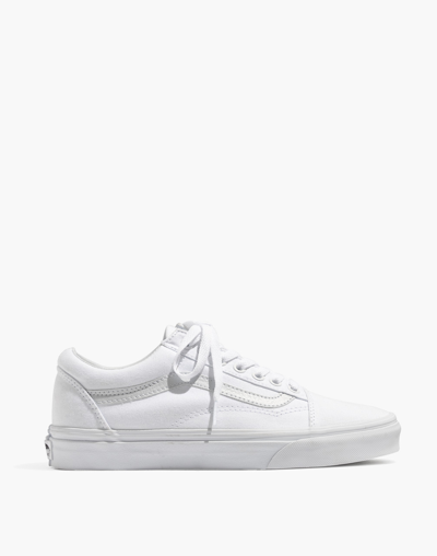 Shop Mw Vans&reg; Unisex Old Skool Lace-up Sneakers In True White